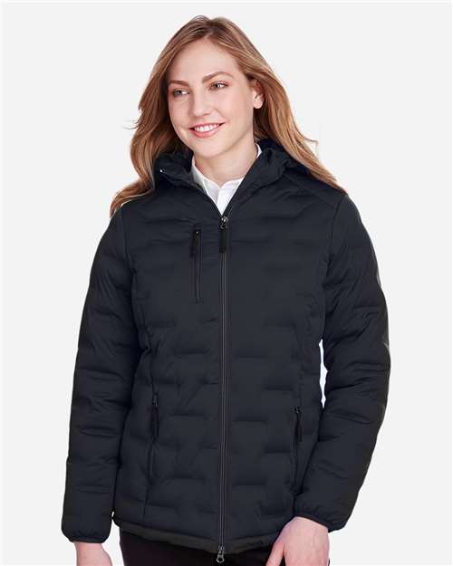 North End NE708W, Women's Utk Subdown Loft Puffer Jacket, Black/ Carbon