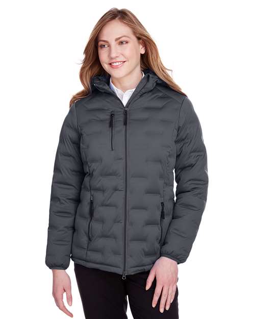Women's Loft Puffer Jacket - - 14164 Carbon Black 192D3 AB Exclusive Brands CA New ab Full-Zips Hooded Jackets Media Pocket NE708W New AB North End Outerwear Polyester - 100% Puffers Resort & Gift Resort & Gift Gift Shops Resort & Gift Shops Fall & Winter S&S Deep Deals S&S Exclusive Brands Water Resistant Windbreakers Womens Zips
