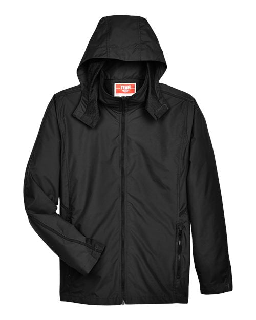 Team 365 TT70, Unisex Conquest Jacket With Mesh Lining, Black