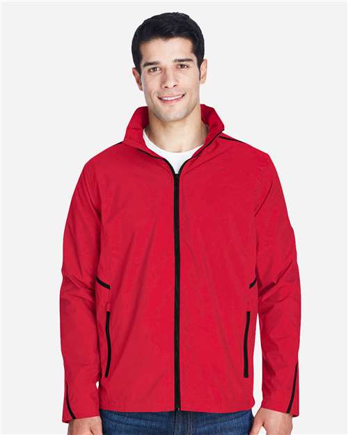Team 365 TT70, Unisex Conquest Jacket With Mesh Lining, Sport Red