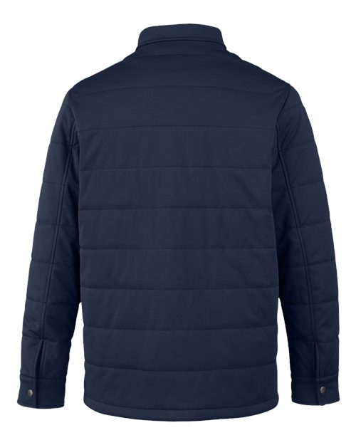 Harriton M821, Unisex Guardian Soft Shell Chore Coat, Dark Navy