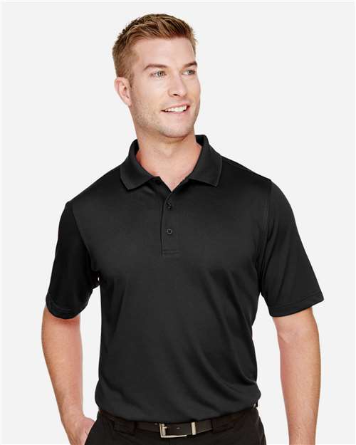 Harriton M348T, Men's Tall Advantage Snag Protection Plus Il Polo, Black