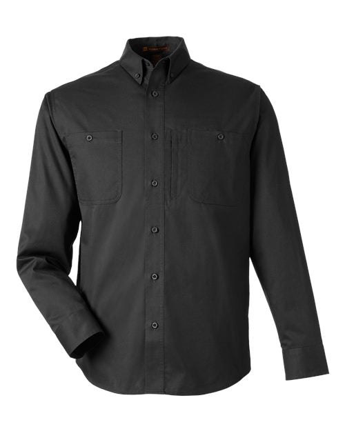 Harriton M585L, Men's Advantage Il Workshirt, Black