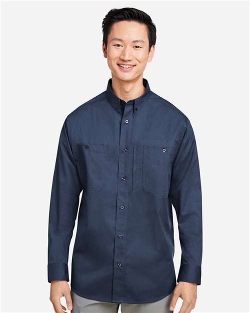 Harriton M585L, Men's Advantage Il Workshirt, Dark Navy
