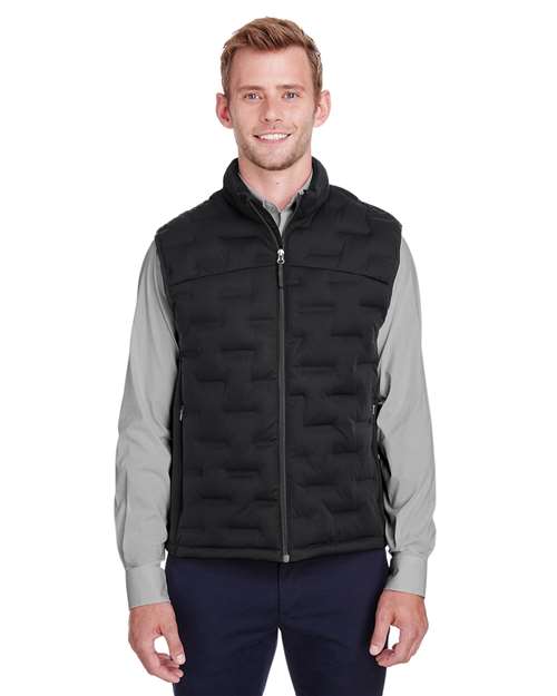 Men's Loft Pioneer Hybrid Vest - - 14293 Black Black Carbon XL 193D3 AB Exclusive Brands CA New ab Jackets Mens & Unisex NE709 New AB North End Outerwear Polyester - 100% Puffers Vests Water Resistant