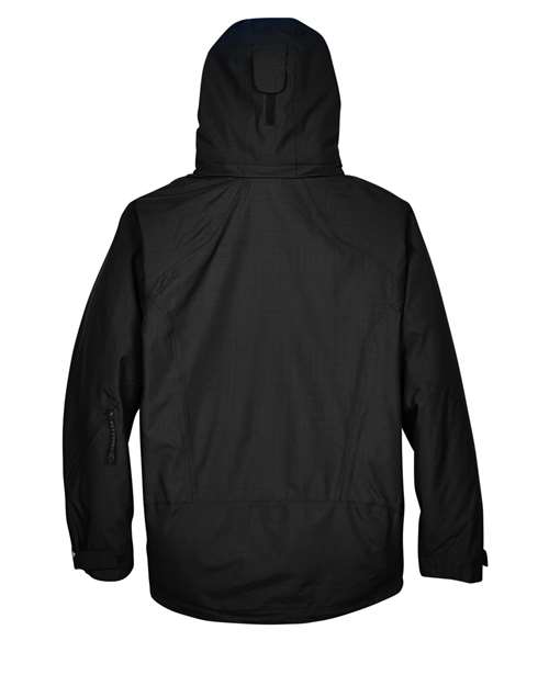 North End 88178, Men's Caprice 3-in-1 Jacket With Soft Shell Liner, Black