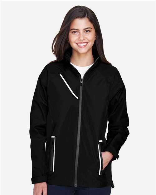 Team 365 TT86W, Women's Dominator Waterproof Jacket, Black