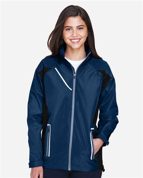 Team 365 TT86W, Women's Dominator Waterproof Jacket, Sport Dark Navy