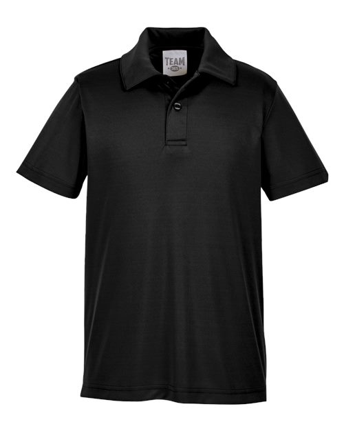 Team 365 TT51Y, Youth Zone Performance Polo, Black