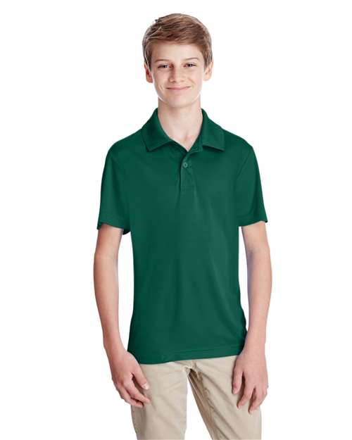 Youth Zone Performance Polo - - 14328 Sport Forest 2025 Polo Guide 2025 Polo Guide Activewear 2025 Polo Guide Activewear - Fitness & Wellness 3-3.9 oz 724D9 AB Exclusive Brands Activewear CA New ab Moisture-Management New AB Performance Polos Polos & Knits Polyester - 100% S&S Exclusive Brands Short Sleeves Side Seams Spiritwear Sport Shirts Sun/UV Protection Team 365 Tops TT51Y Youth