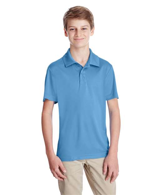 Youth Zone Performance Polo - - 14328 Sport Light Blue 2025 Polo Guide 2025 Polo Guide Activewear 2025 Polo Guide Activewear - Fitness & Wellness 3-3.9 oz 724D9 AB Exclusive Brands Activewear CA New ab Moisture-Management New AB Performance Polos Polos & Knits Polyester - 100% S&S Exclusive Brands Short Sleeves Side Seams Spiritwear Sport Shirts Sun/UV Protection Team 365 Tops TT51Y Youth