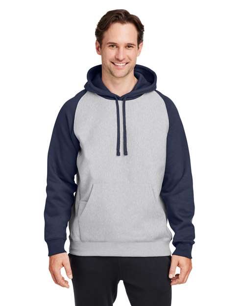 Unisex Zone HydroSport™ Heavyweight Colorblock Hooded Sweatshirt - - 14437 Athletic Heather Sport Dark Navy 11-11.9 oz 760D9 AB Exclusive Brands CA New ab Crewneck Fleece Fleece - Core - Hood Mens & Unisex New AB S&S Exclusive Brands Sweatshirts & Fleece Team 365 Tops TT96CB