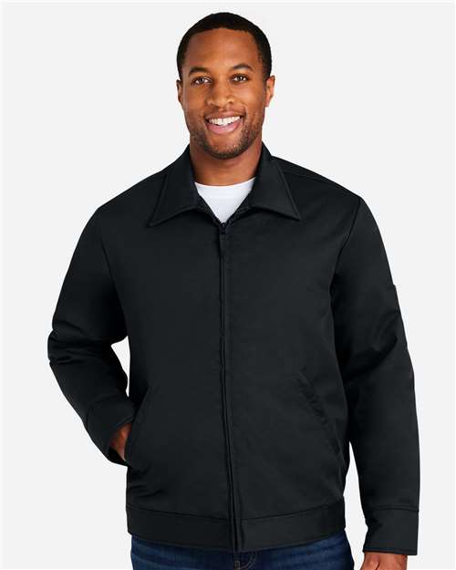 Harriton M721T, Unisex Tall Climabloc Station Jacket, Black