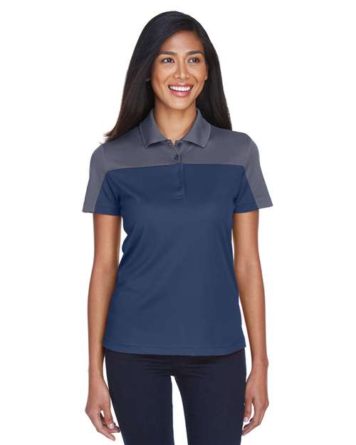 Women's Balance Colorblock Performance Piqué Polo - - 14487 Classic Navy Heather Carbon 256A7 4-4.9 oz AB Exclusive Brands Antimicrobial CA New ab CE101W CORE365 Explore Industrial & Workwear Explore Industrial & Workwear - Safety Explore School & Team - Coaches Explore School & Team - Teams Explore School & Teams Moisture-Management New AB Performance Pique Polos Polos & Knits Polyester - 100% S&S Exclusive Brands Safety Short Sleeves Side Seams Sport Shirts Sun/UV Protection Tops Womens