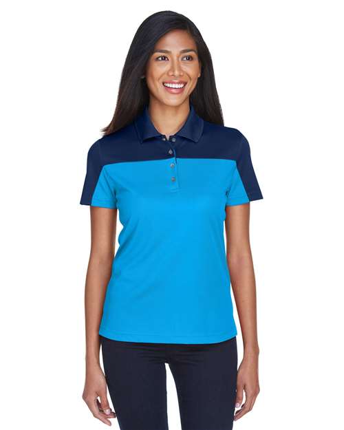 Women's Balance Colorblock Performance Piqué Polo - - 14487 Electric Blue Classic Navy 256A7 4-4.9 oz AB Exclusive Brands Antimicrobial CA New ab CE101W CORE365 Explore Industrial & Workwear Explore Industrial & Workwear - Safety Explore School & Team - Coaches Explore School & Team - Teams Explore School & Teams Moisture-Management New AB Performance Pique Polos Polos & Knits Polyester - 100% S&S Exclusive Brands Safety Short Sleeves Side Seams Sport Shirts Sun/UV Protection Tops Womens
