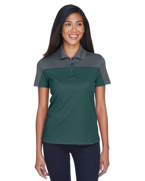 Women's Balance Colorblock Performance Piqué Polo - - 14487 Forest Carbon 256A7 4-4.9 oz AB Exclusive Brands Antimicrobial CA New ab CE101W CORE365 Explore Industrial & Workwear Explore Industrial & Workwear - Safety Explore School & Team - Coaches Explore School & Team - Teams Explore School & Teams Moisture-Management New AB Performance Pique Polos Polos & Knits Polyester - 100% S&S Exclusive Brands Safety Short Sleeves Side Seams Sport Shirts Sun/UV Protection Tops Womens