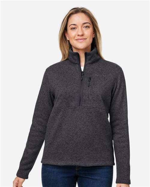 Marmot M16248, Women's Drop Line Half-zip Jacket, Black Heather