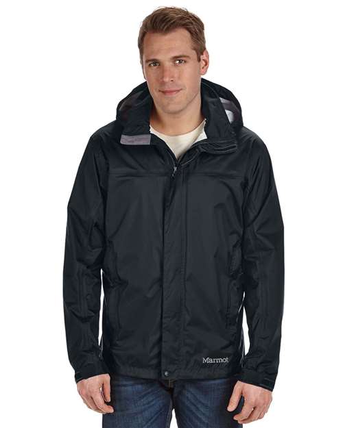 Precip Eco Jacket - - 14666 Black 692D1 CA New ab Full-Zips Jackets M13893 Marmot Mens & Unisex New AB Nylon Outerwear Rain Coats Recycled Water Resistant Zips