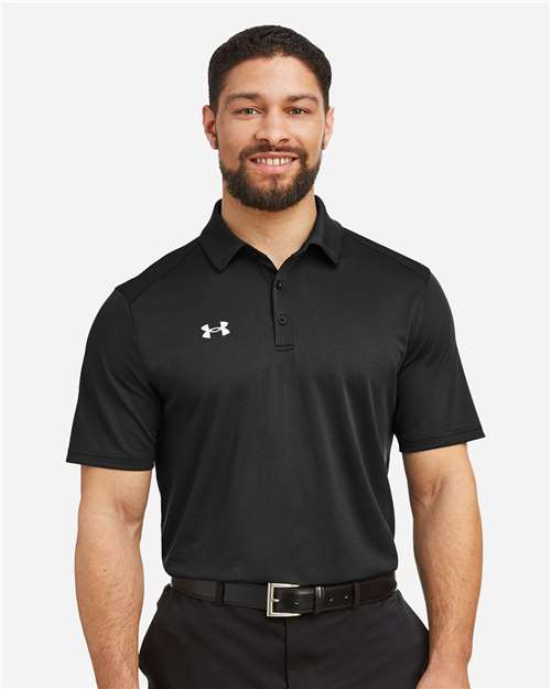 Under Armour 1370399, Men's Tech Polo, Black/ White