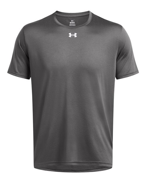 Under Armour 1376842, Men's Team Tech T-shirt, Castlerock/ White