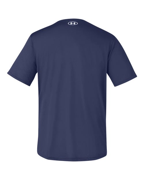 Under Armour 1376842, Men's Team Tech T-shirt, Midnight Navy/ White