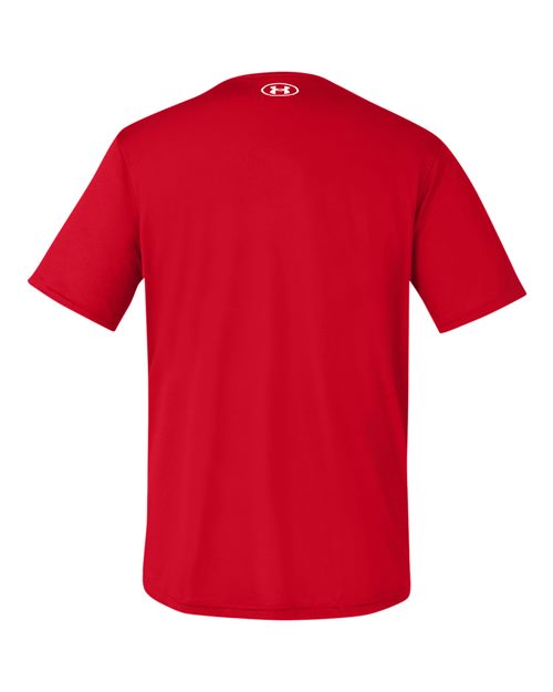 Under Armour 1376842, Men's Team Tech T-shirt, Red/ White