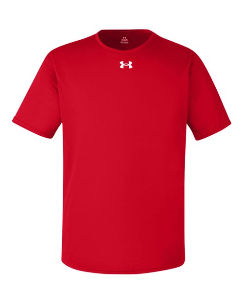 Under Armour 1376842, Men's Team Tech T-shirt, Red/ White