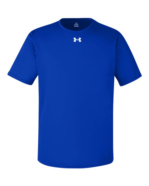 Under Armour 1376842, Men's Team Tech T-shirt, Royal/ White