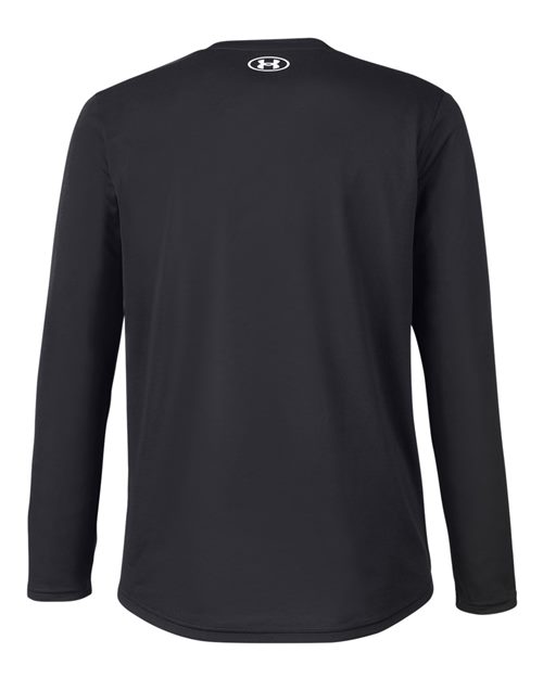 Under Armour 1376843, Men's Team Tech Long Sleeve T-shirt, Black/ White