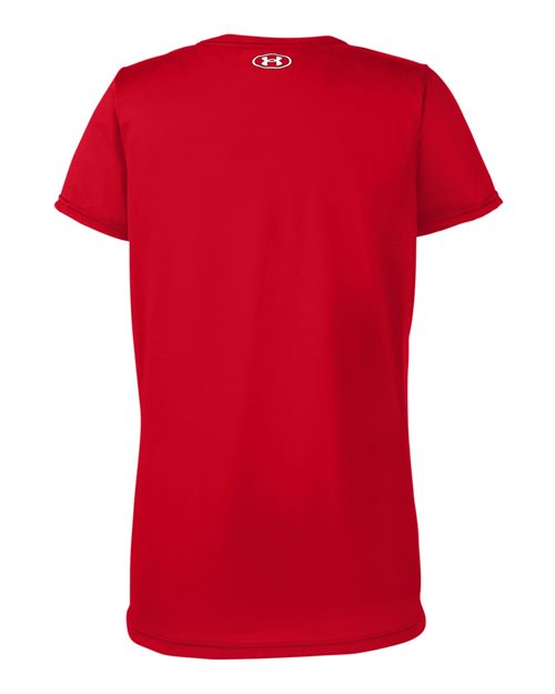 Under Armour 1376847, Women's Team Tech T-shirt, Red/ White