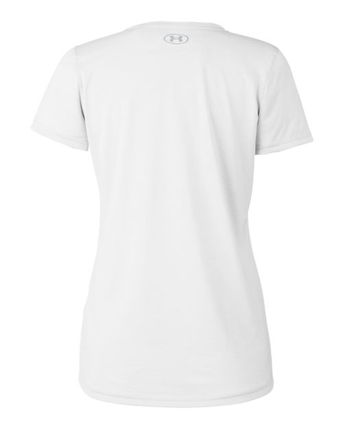 Under Armour 1376847, Women's Team Tech T-shirt, White/ Mod Grey