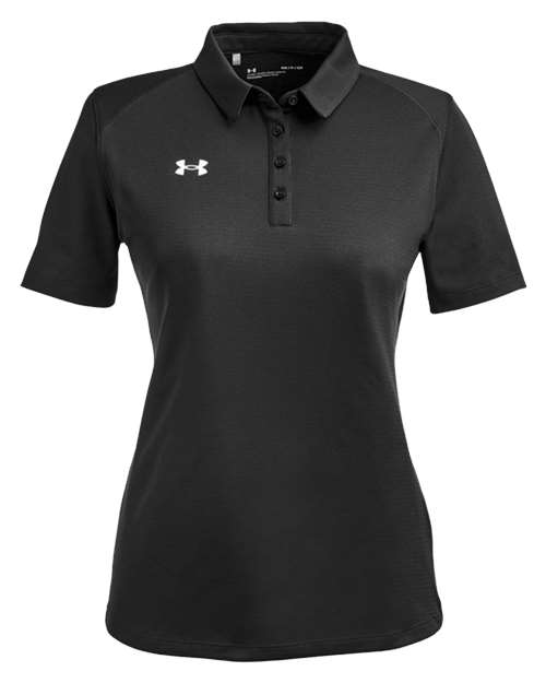 Under Armour 1370431, Women's Tech Polo, Black/ White