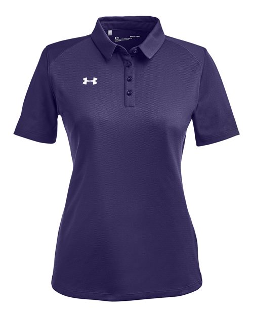 Under Armour 1370431, Women's Tech Polo, Purple/ White