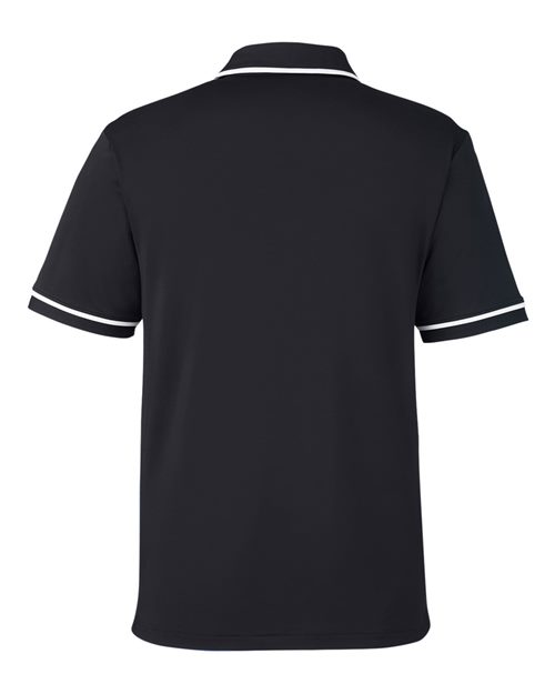 Under Armour 1376904, Men's Tipped Teams Performance Polo, Black/ White