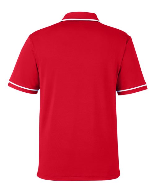 Under Armour 1376904, Men's Tipped Teams Performance Polo, Red/ White