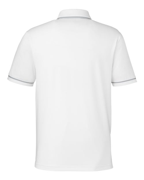Under Armour 1376904, Men's Tipped Teams Performance Polo, White/ Mod Grey