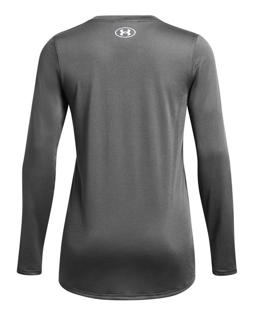 Under Armour 1376852, Women's Team Tech Long Sleeve T-shirt, Castlerock/ White