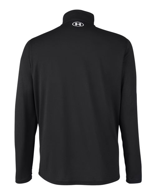 Under Armour 1376844, Men's Team Tech Quarter-zip Pullover, Black/ White