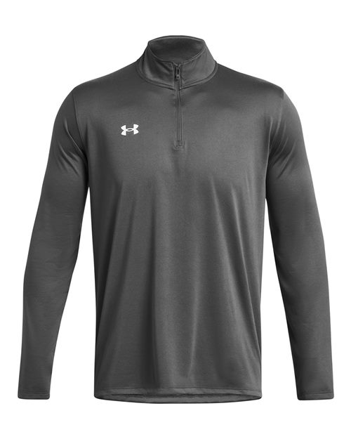 Under Armour 1376844, Men's Team Tech Quarter-zip Pullover, Castlerock/ White