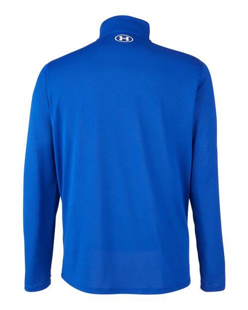 Under Armour 1376844, Men's Team Tech Quarter-zip Pullover, Royal/ White