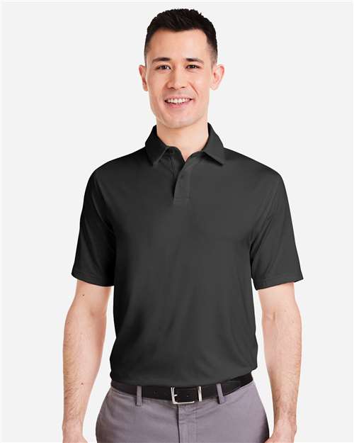 Under Armour 1383255, Men's Recycled Polo, Black/ White