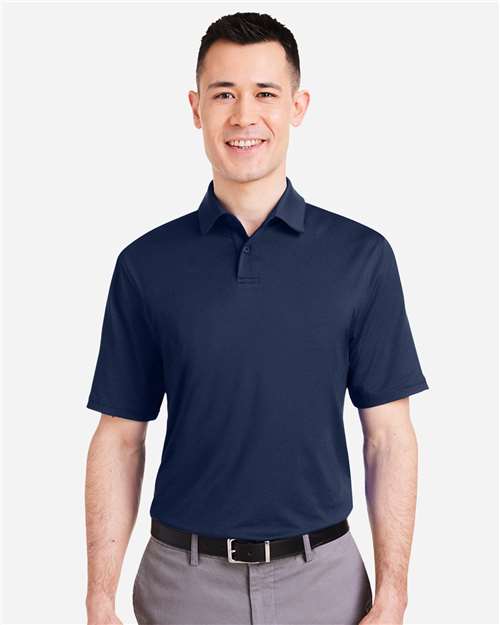 Under Armour 1383255, Men's Recycled Polo, Midnight Navy/ White