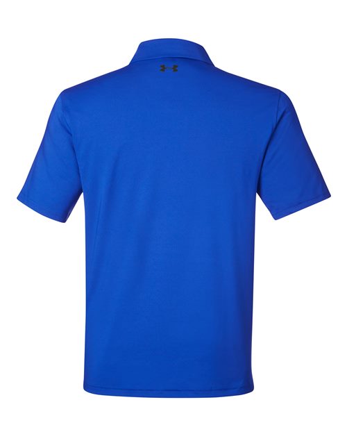 Under Armour 1383255, Men's Recycled Polo, Royal/ White