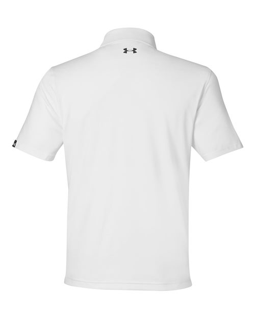 Under Armour 1383255, Men's Recycled Polo, White/ White