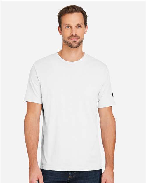 Men's Athletic 2.0 T-Shirt - - 14839 White Black 1383264 180E2 2025 T-Shirt Guide 2025 T-Shirt Guide Heavyweight 2025 T-Shirt Guide Uniforms 7-7.9 oz AB Retail Exclusive Brands Apparel CA New ab Cotton Crewneck Explore Corporate Explore Corporate Gifting & Incentives Explore Corporate Gifting - Budget Friendly Mens & Unisex New AB Polyester Raglans S&S Exclusive Brands Short Sleeves Side Seams T-Shirts T-Shirts - Premium Tops Under Armour Visible Logos