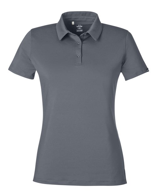Under Armour 1385910, Women's Recycled Polo, Castlerock/ White