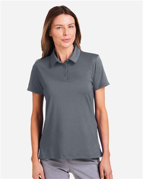 Under Armour 1385910, Women's Recycled Polo, Castlerock/ White