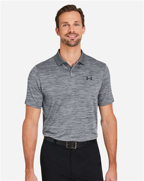 Men's Performance 3.0 Golf Polo - - 14864 Pitch Grey Black 1377374 158E2 6-6.9 oz AB Retail Exclusive Brands Activewear Antimicrobial Apparel CA New ab Mens & Unisex Moisture-Management New AB Performance Playbook - Events Playbook - Sporting Events Playbook Summer to School Polos Polos & Knits Polyester Relaxed S&S Deep Deals S&S Exclusive Brands Short Sleeves Spandex Sport Shirts Sun/UV Protection Tops Under Armour Visible Logos
