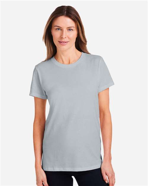 Under Armour 1383284, Women's Athletic 2.0 T-shirt, Mod Grey Medium Heather/ Black