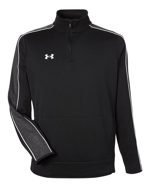 Under Armour 1383260, Men's Command 2.0 Quarter-zip Pullover, Black/ White